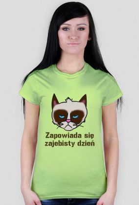 Koszulka damska "Grumpy Cat"