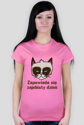 Koszulka damska "Grumpy Cat"