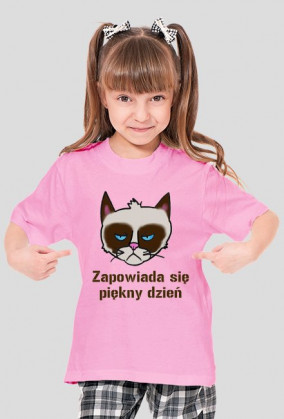 Koszulka dziecięca "Grumpy Cat"