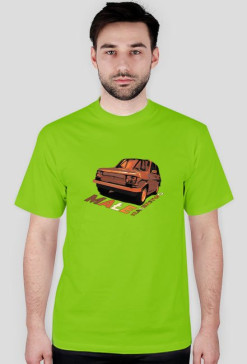 4Biegi prezentuje tshirt - małe szaleństwo - fiat 126p [ORANGE]