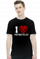 I love motorcycles - męska koszulka motocyklowa