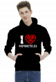 I love motorcycles - męska bluza motocyklowa