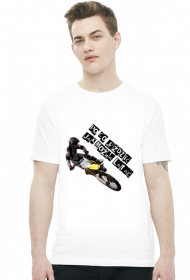 PO CO JEŹDZIĆ JAK MOŻNA LATAĆ - męska koszulka motocyklowa