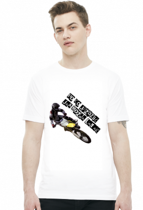 PO CO JEŹDZIĆ JAK MOŻNA LATAĆ - męska koszulka motocyklowa