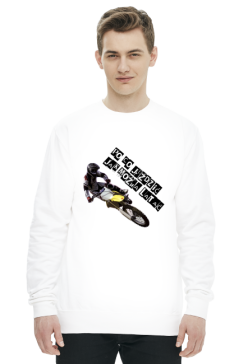 PO CO JEŹDZIĆ JAK MOŻNA LATAĆ - męska bluza motocyklowa