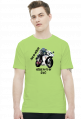 ŻYJĘ BY JEŹDZIĆ JEŻDŻĘ PO TO BY ŻYĆ - męska koszulka motocyklowa