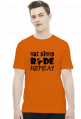 EAT SLEEP RIDE REPEAT - męska koszulka motocyklowa
