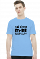 EAT SLEEP RIDE REPEAT - męska koszulka motocyklowa