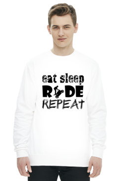EAT SLEEP RIDE REPEAT - męska bluza motocyklowa