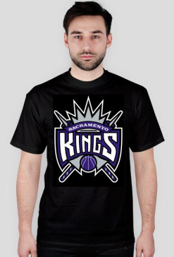 SacramentoKings logo t-shirt czarny męski