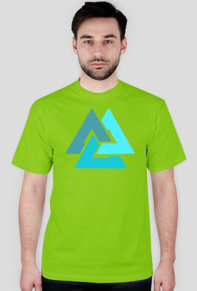 Koszulka Valknut niebieska