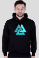 Bluza Valknut niebieska