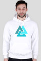 Bluza Valknut niebieska