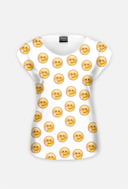 koszulkafull print  fuck you emoji iphone