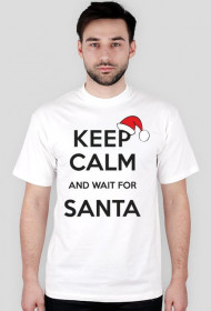 Koszulka męska z nadrukiem "Keep calm santa2"
