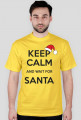 Koszulka męska z nadrukiem "Keep calm santa2"