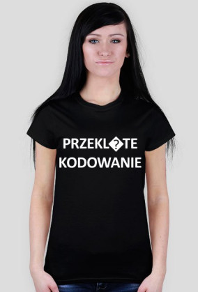 Koszulka „Kodowanie” damska