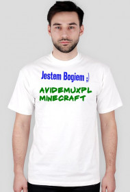 Koszulka z Napisem AvidemuxPL Minecraft