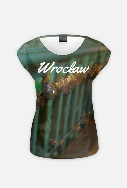 T-shirt damski Wrocław kłódki