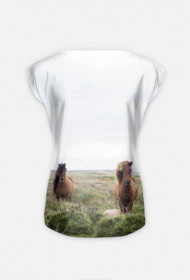 konie full print damska