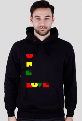 bluza z nadrukiem rasta