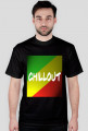 Czarna koszulka męska "CHILLOUT"
