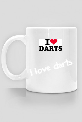 I love darts-kubek