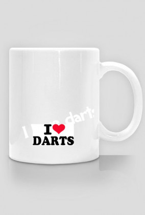 I love darts-kubek