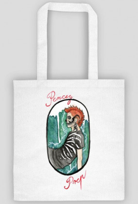 .pencey prep. tote bag (black/white)