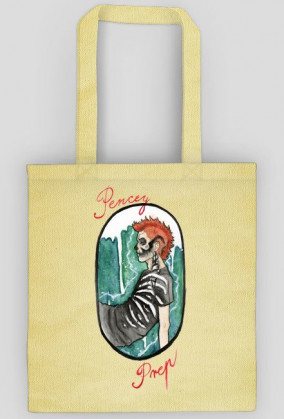 .pencey prep. tote bag (black/white)