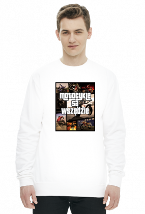 Motocykle są wszędzie GTA - męska bluza motocyklowa