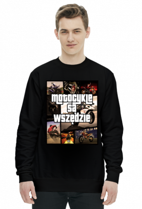 Motocykle są wszędzie GTA - męska bluza motocyklowa