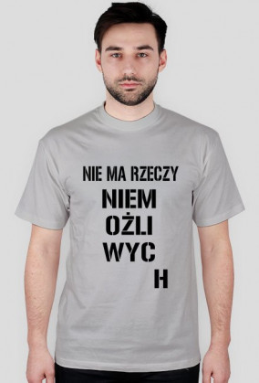 KOSZULKA NIE MA RZECZY NIEMOŻLIWYCH BLUE