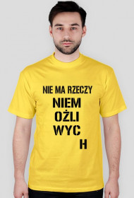 KOSZULKA NIE MA RZECZY NIEMOŻLIWYCH YELLOW