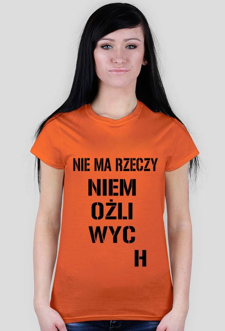 KOSZULKA NIE MA RZECZY NIEMOŻLIWYCH WHITE