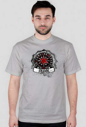Szara koszulka męska "CM PUNK"