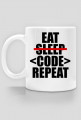 Eat, sleep, code, repeat! - Kubek