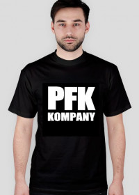 Czarna koszulka męska "PFK KOMPANY"