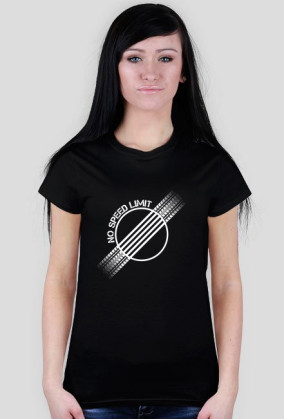 4Biegi prezentuje tshirt - No speed limit [WHITE]