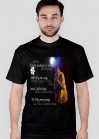 Czarna koszulka męska "CYTATY-GrubSon