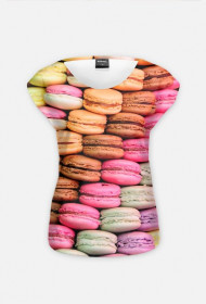 Koszulka damska fullprint makaroniki