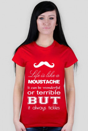 MOUSTACHE white