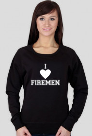 ognioodporni - bluza damska I Love Firemen
