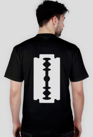 Żyletka na plecach męska