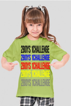 Koszulka Unisex dla dzieci z dwustronnym napisem!