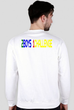 Bluza męska bez kaptura 2Boys 1Challenge