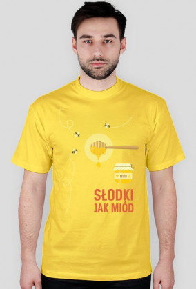 Słodki jak miód - t-shirt zielony - skosztuj.to