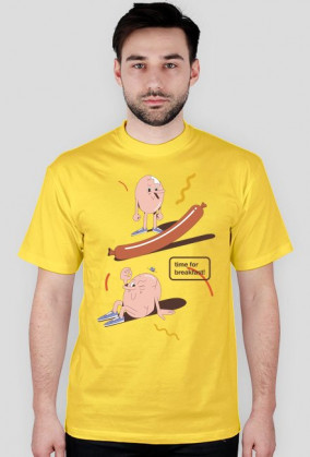Time for breakfast - t-shirt błękitny - skosztuj.to
