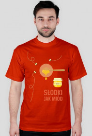 Słodki jak miód - t-shirt czerwony - skosztuj.to