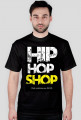 KOSZULKA "HIP HOP SHOP" MĘSKA [CZARNA]